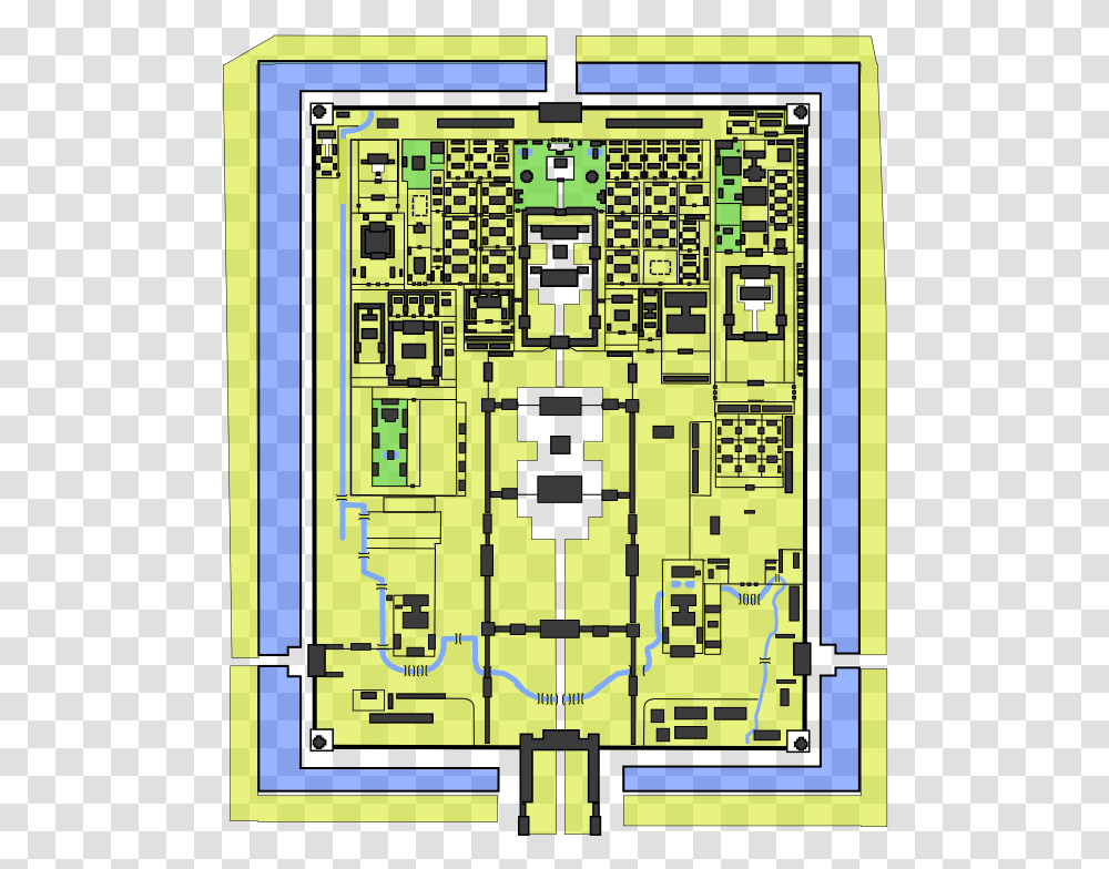 Forbidden City Map Wp 0 Map Forbidden City Inner Court, Pac Man Transparent Png
