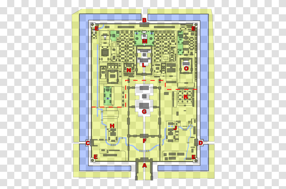 Forbidden City Was The Chinese Imperial Map Of The Forbidden City, Pac Man, Plan, Plot, Diagram Transparent Png