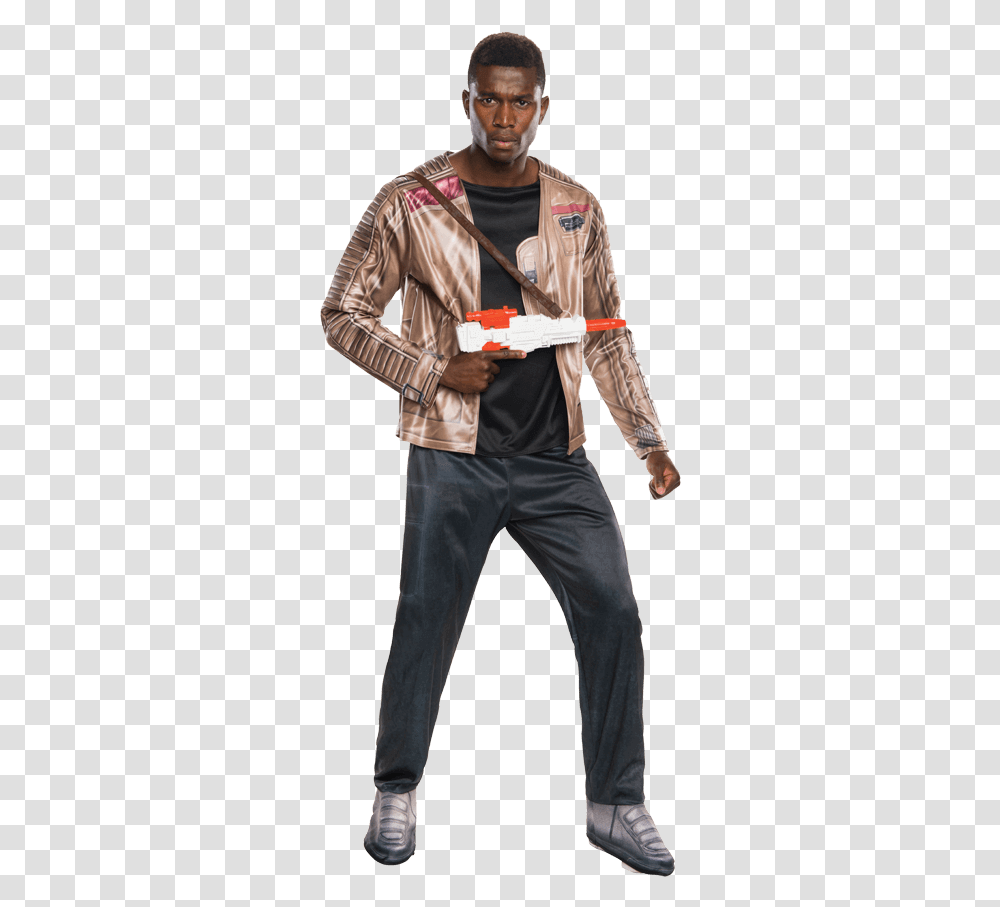 Force Awakens Deluxe Adult Finn Costume Star Wars The Force Awakens Outfit, Apparel, Jacket, Coat Transparent Png