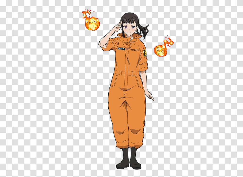Force Is Hibana Icon, Person, Fireman, Clothing, Astronaut Transparent Png