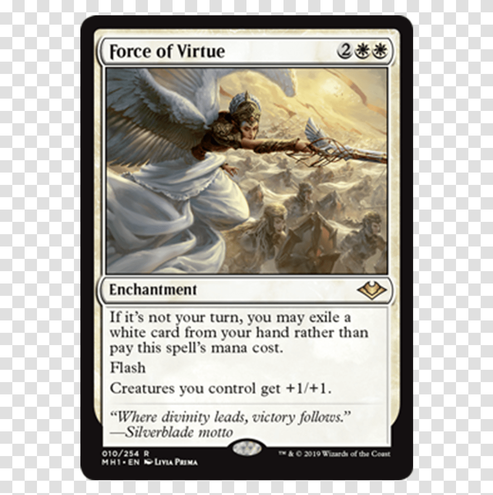 Force Of Virtue Mtg, Person, Human, Angel Transparent Png