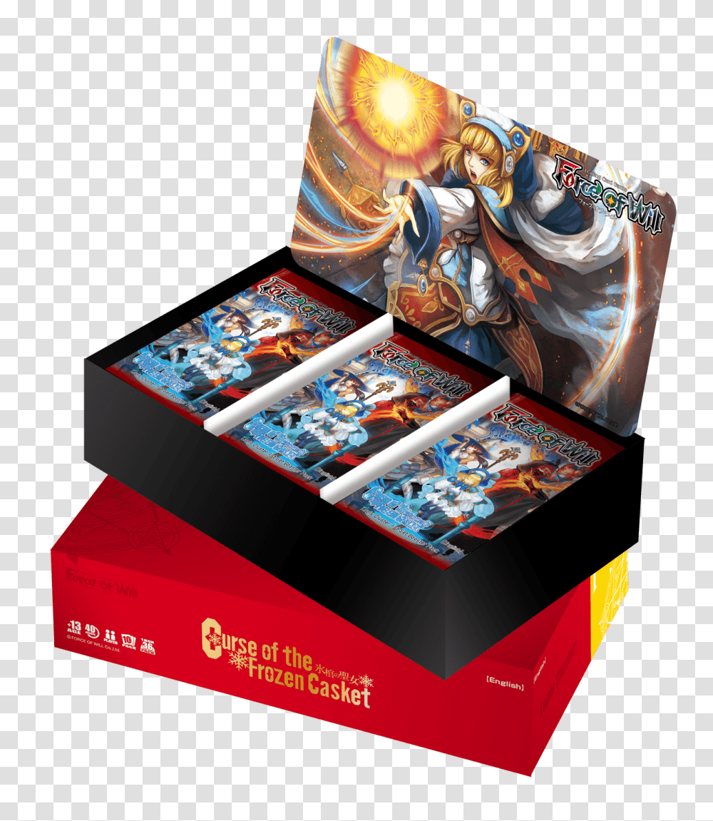 Force Of Will Curse Of The Frozen Casket Booster Box, Poster, Advertisement, Flyer, Paper Transparent Png