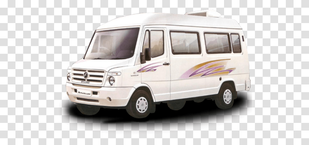 Force Tempo Traveller, Minibus, Van, Vehicle, Transportation Transparent Png