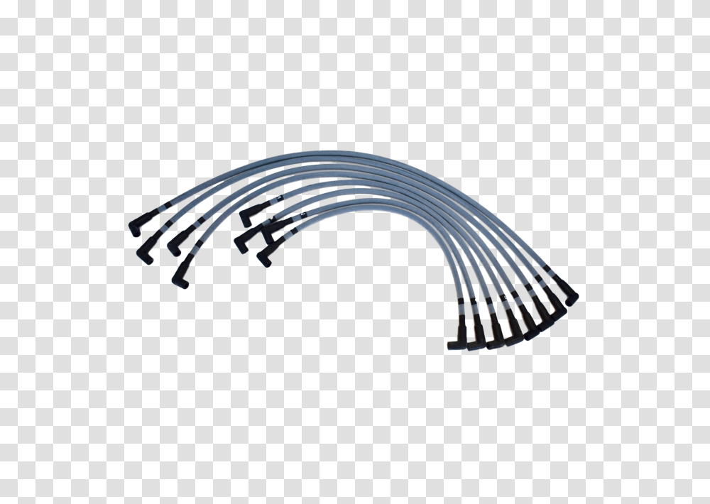 Ford Big Block Spark Plug Wire Set Under Header Hei Distributor, Coil, Spiral Transparent Png