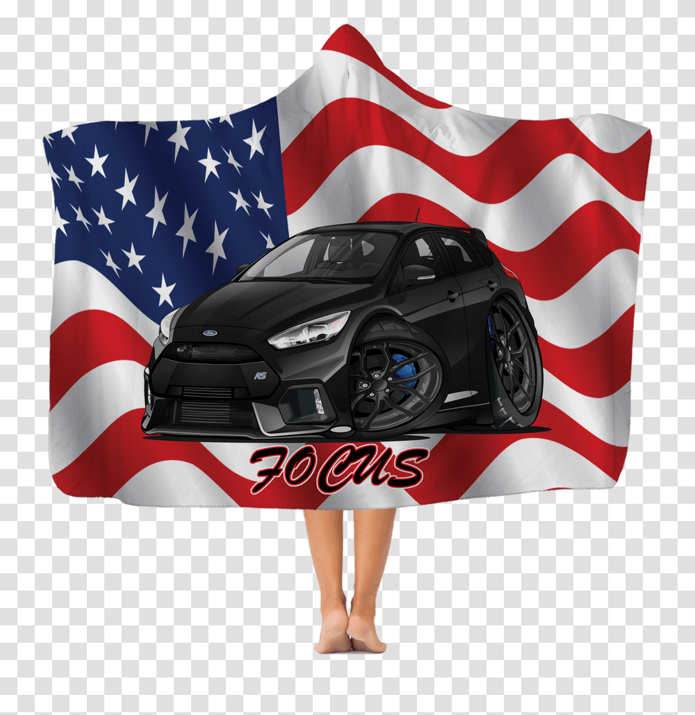 Ford Ecosport, Flag, American Flag, Car Transparent Png