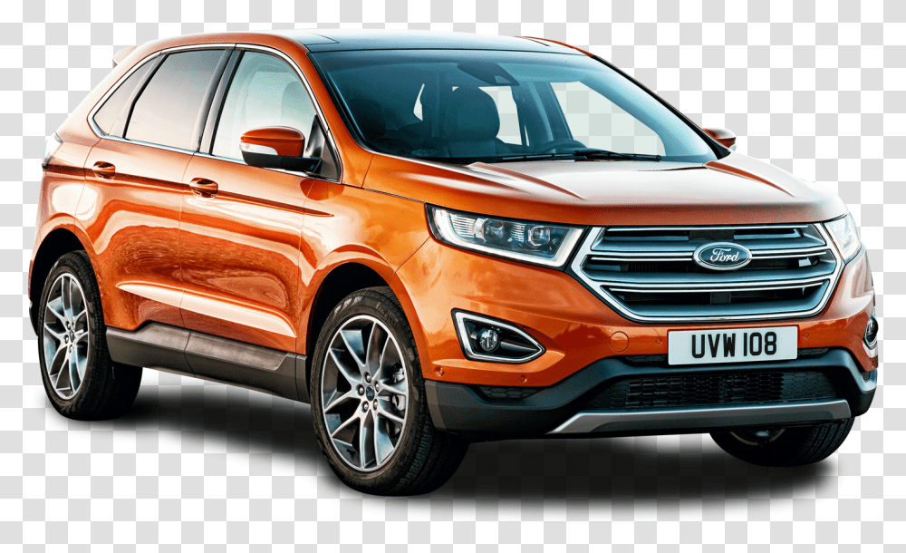 Ford Edge Orange Car Image Ford Edge 2018 Orange, Vehicle, Transportation, Automobile, Suv Transparent Png