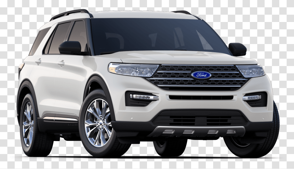 Ford Explorer Oxford White And Star White Ford Explorer, Car, Vehicle, Transportation, Automobile Transparent Png