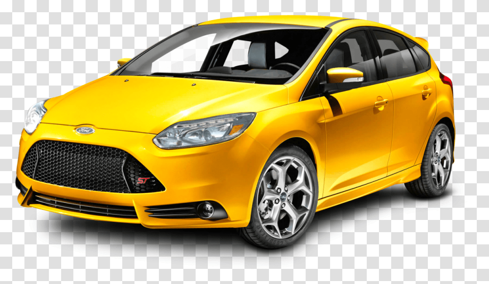 Ford Focus Yellow Car Image Purepng Free 2012 Focus St, Vehicle, Transportation, Wheel, Machine Transparent Png