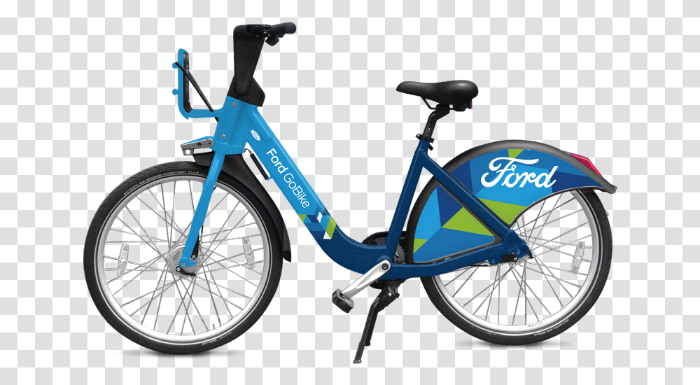 Ford Go Bike, Bicycle, Vehicle, Transportation, Wheel Transparent Png