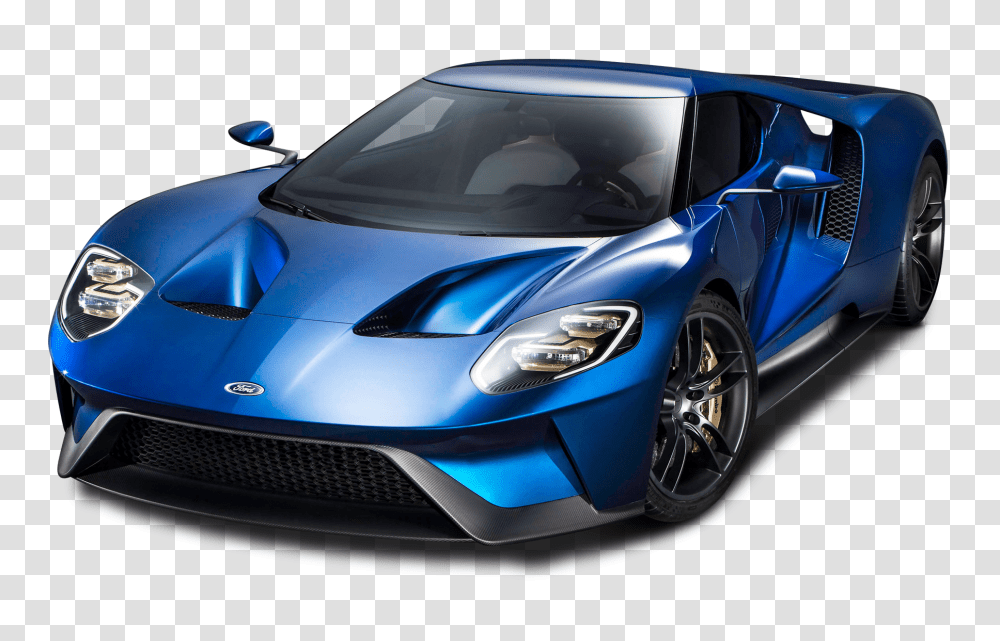 Ford Gt Blue Super Car Image Purepng Free Ford Gt, Vehicle, Transportation, Tire, Wheel Transparent Png