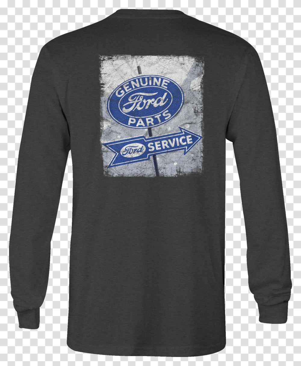 Ford Long Sleeve Tshirt Vintage Sign Shirt For Men T Shirt, Apparel, Hoodie, Sweatshirt Transparent Png