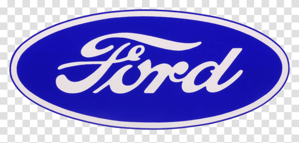 Ford Motor Company Logo Ford Tractor, Trademark, Beverage, Drink Transparent Png
