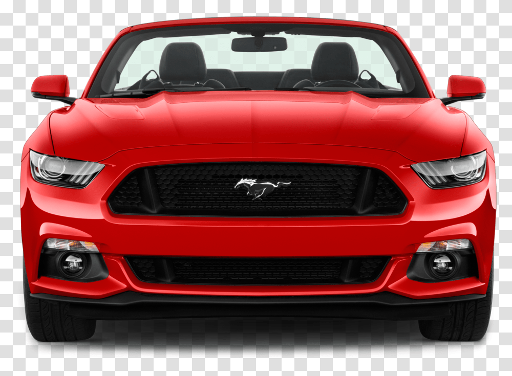 Ford Mustang Ford Mustang Gt Front View, Car, Vehicle, Transportation, Automobile Transparent Png