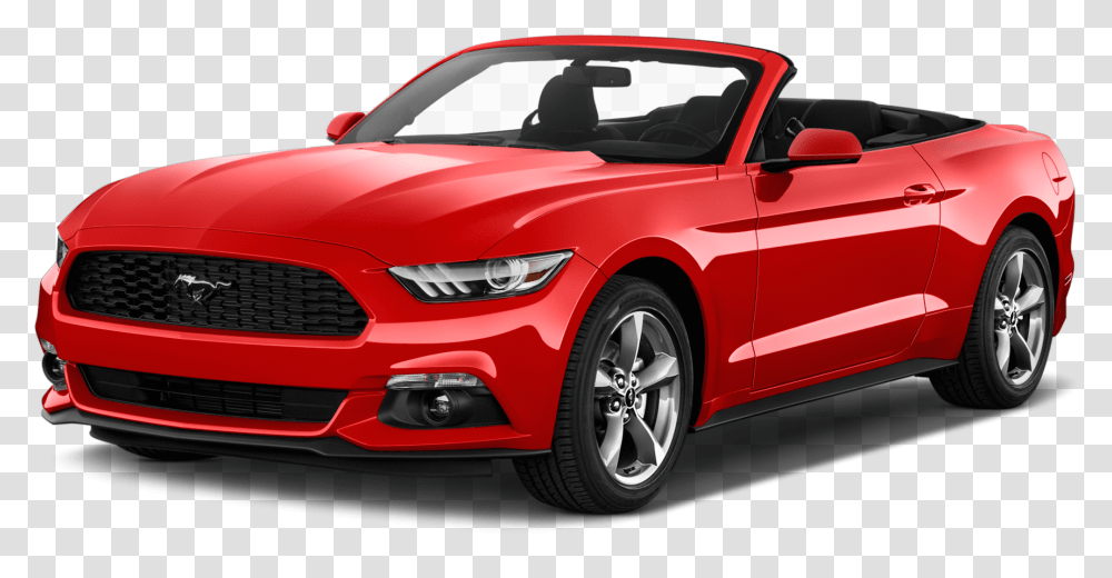 Ford Mustang Gt Convertible Red, Car, Vehicle, Transportation, Automobile Transparent Png