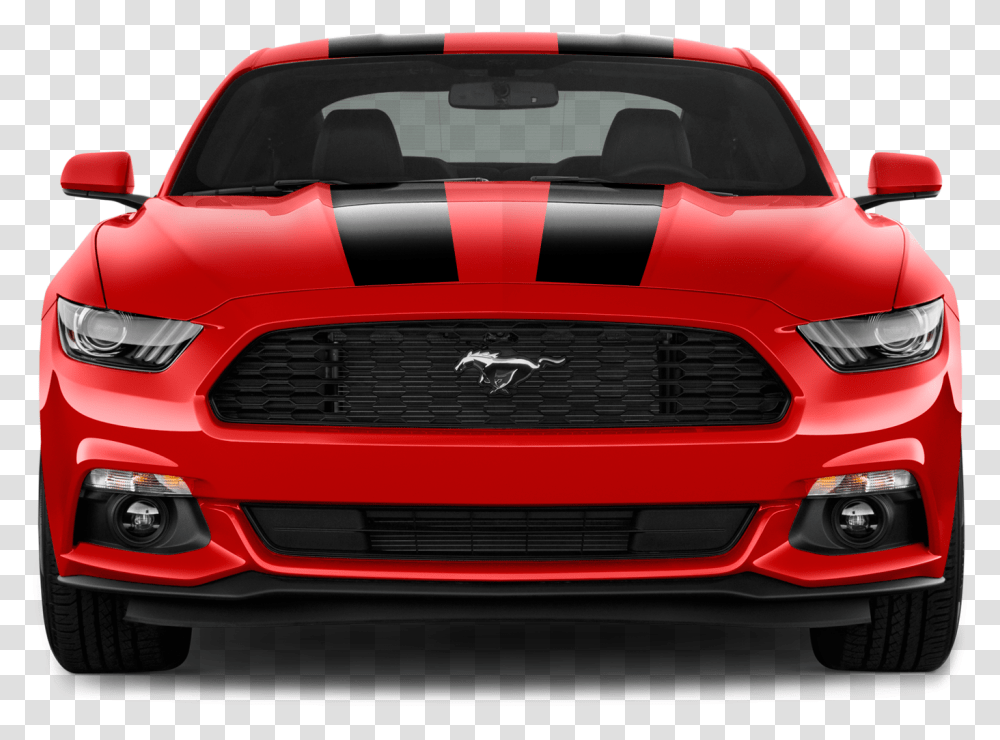 Ford Mustang Gt Front, Sports Car, Vehicle, Transportation, Automobile Transparent Png