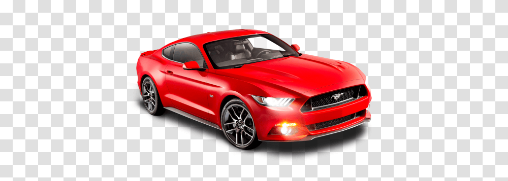 Ford Mustang Red Car Image, Sports Car, Vehicle, Transportation, Automobile Transparent Png