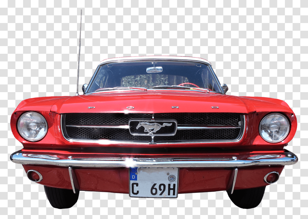 Ford Mustang Retro, Sports Car, Vehicle, Transportation, Coupe Transparent Png