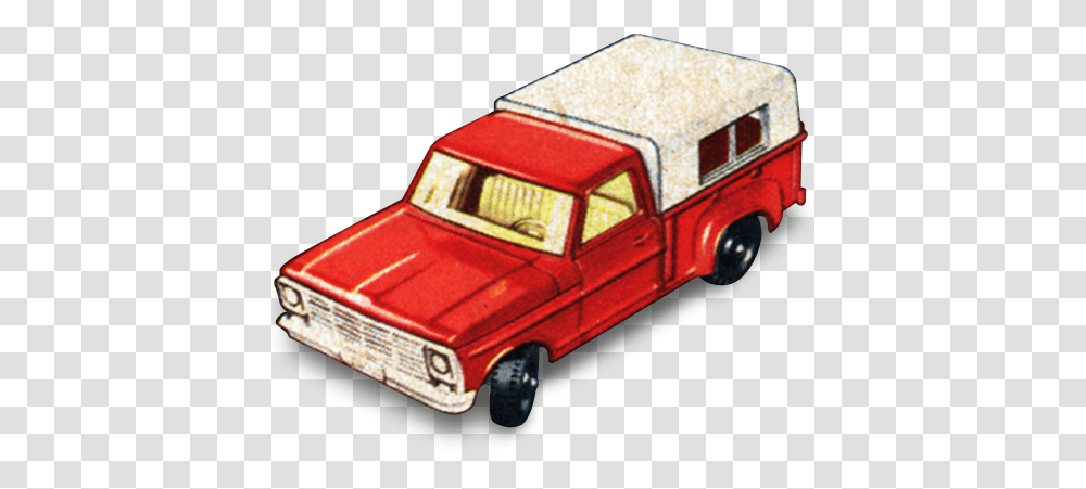 Ford Pick Up Truck Icon 1960s Matchbox Cars Icons Truck Pick Up Emoticon, Vehicle, Transportation, Pickup Truck, Wheel Transparent Png