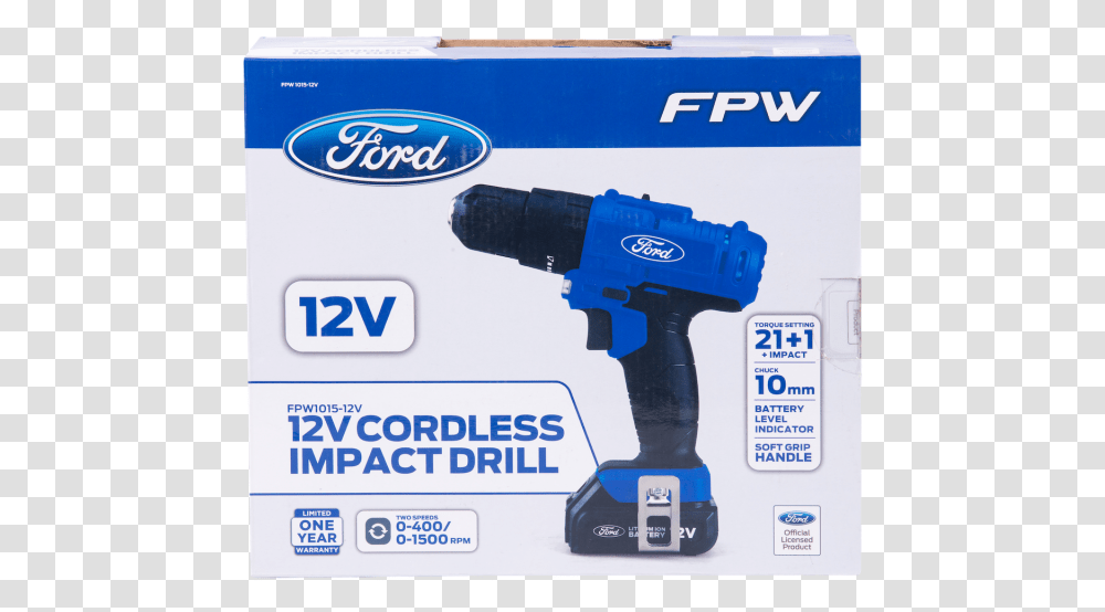 Ford, Power Drill, Tool Transparent Png