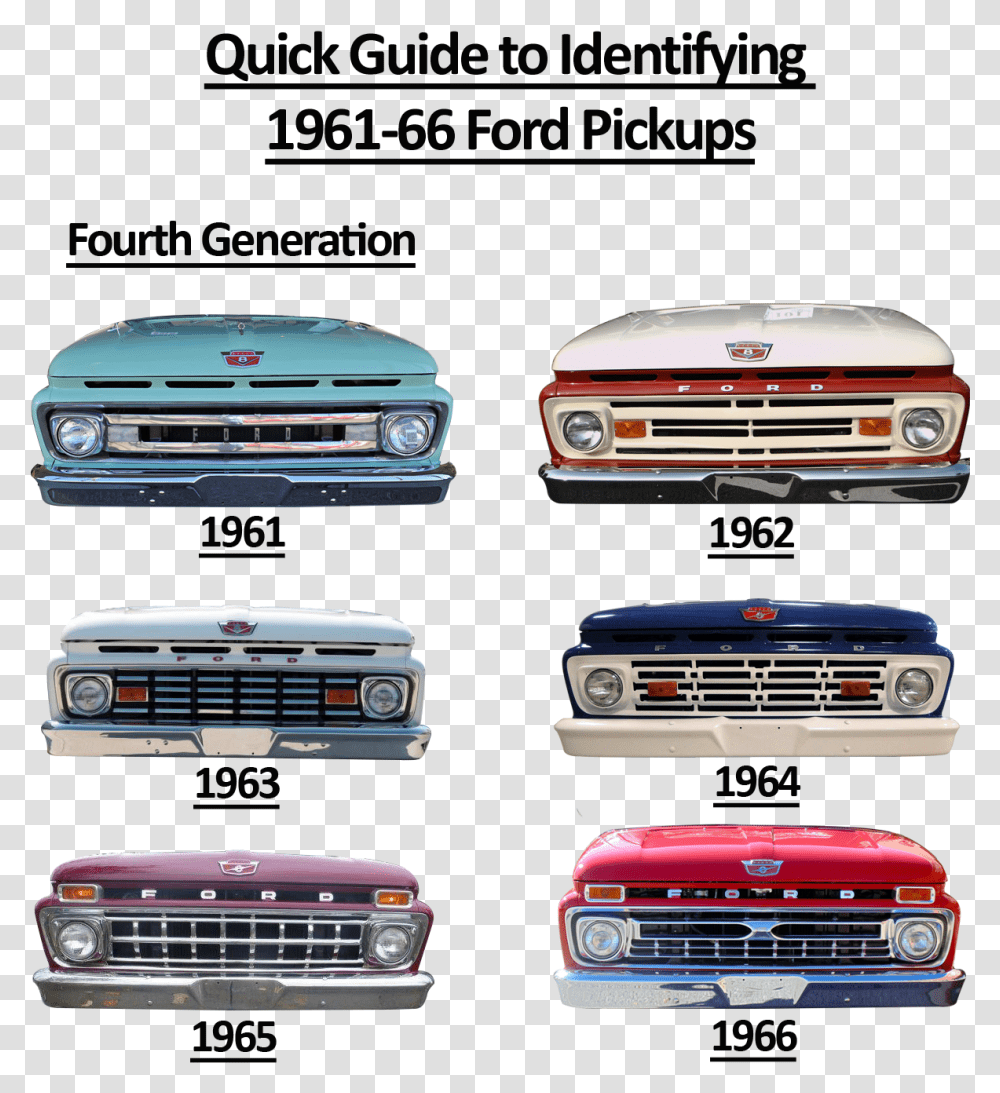 Ford Trucks 1961 Ford F Series 4th Generation, Bumper, Vehicle, Transportation, Car Transparent Png