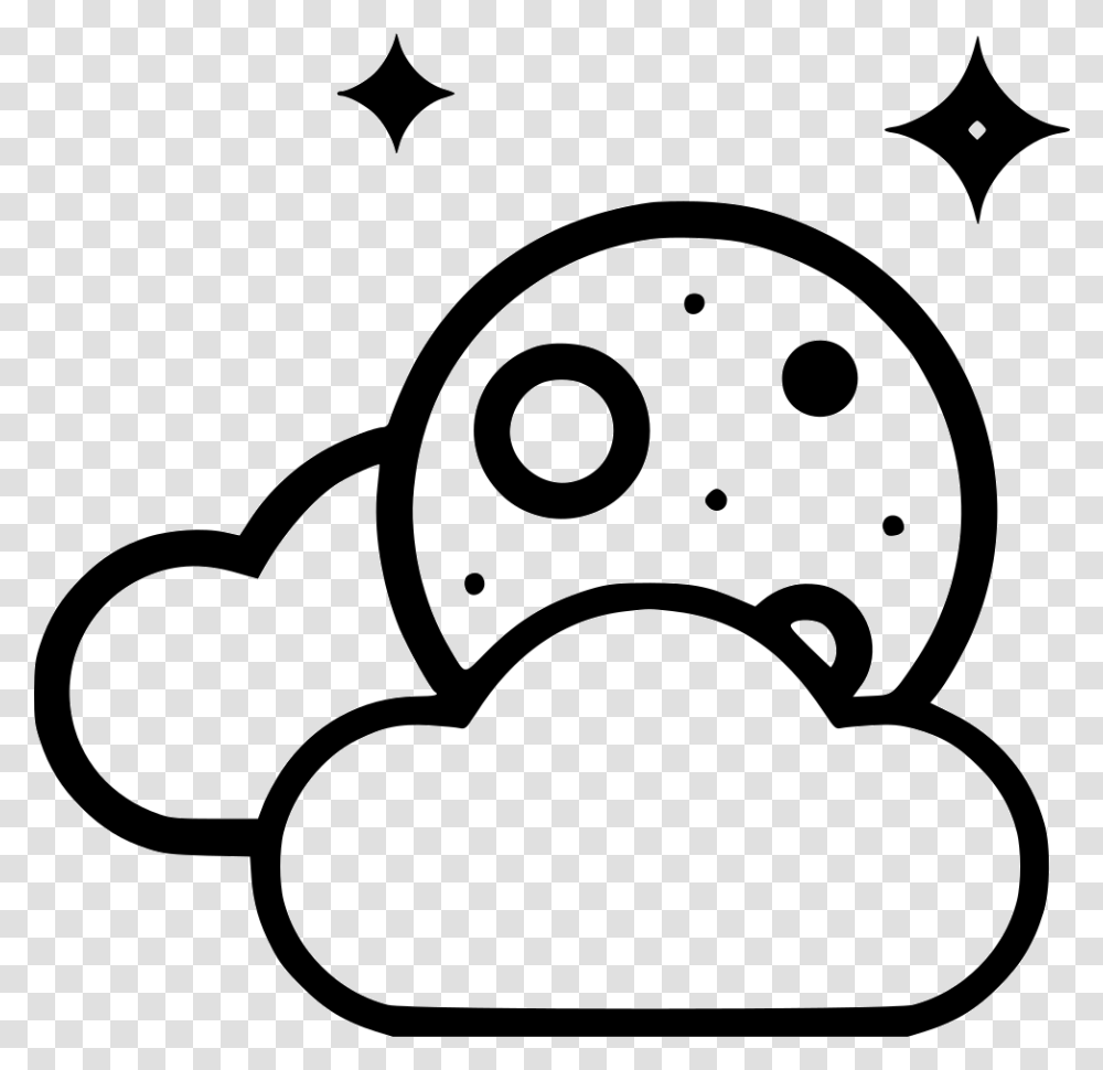 Forecast Clouds Moon Night Portable Network Graphics, Label, Stencil, Sticker Transparent Png