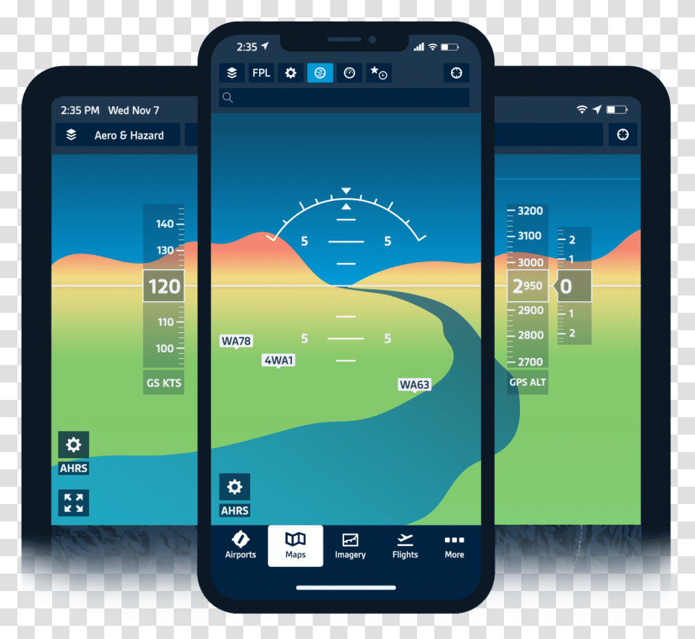 Foreflight On Iphone, Electronics, Mobile Phone, Cell Phone, GPS Transparent Png