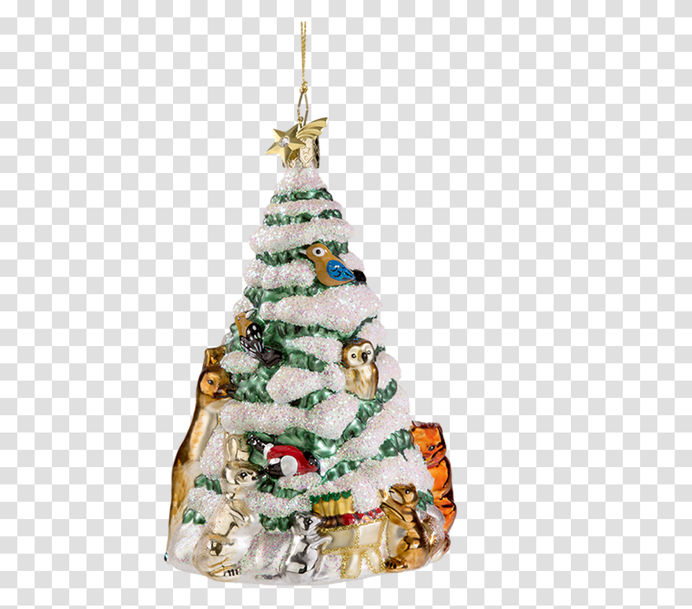 Forest Animals, Tree, Plant, Ornament, Christmas Tree Transparent Png