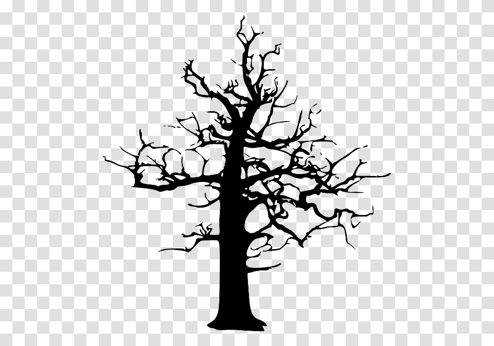 Forest Dieback Forest Decline Dead Tree Winter Dead Tree Vector, Plant, Cross, Tree Trunk Transparent Png