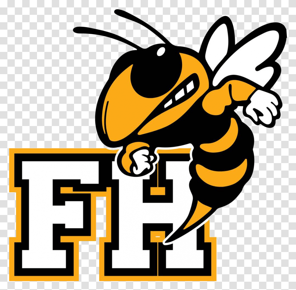 Forest Hills High School Yellow Jackets, Honey Bee, Insect, Invertebrate, Animal Transparent Png