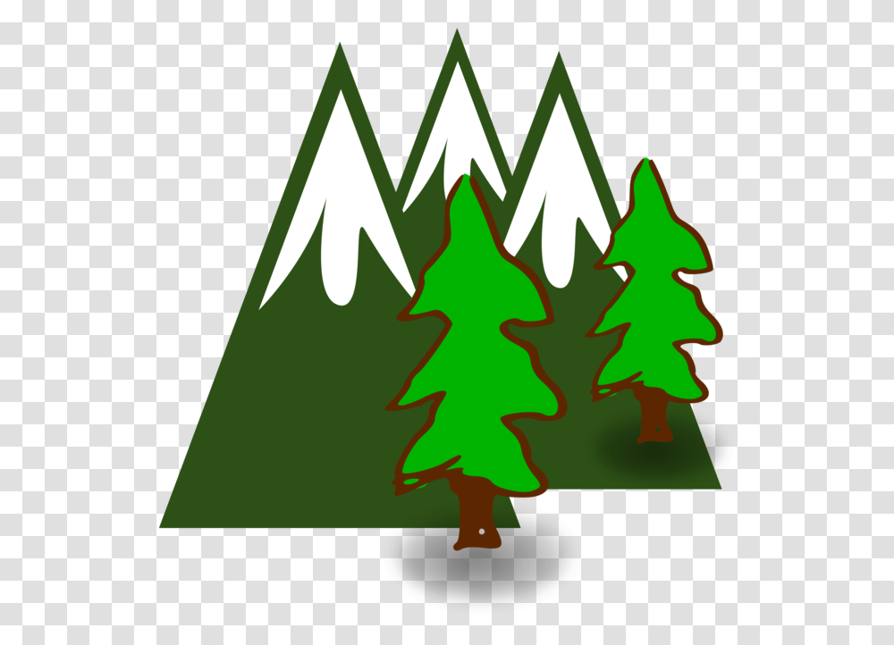 Forest Mountain Clipart, Tree, Plant, Ornament, Christmas Tree Transparent Png