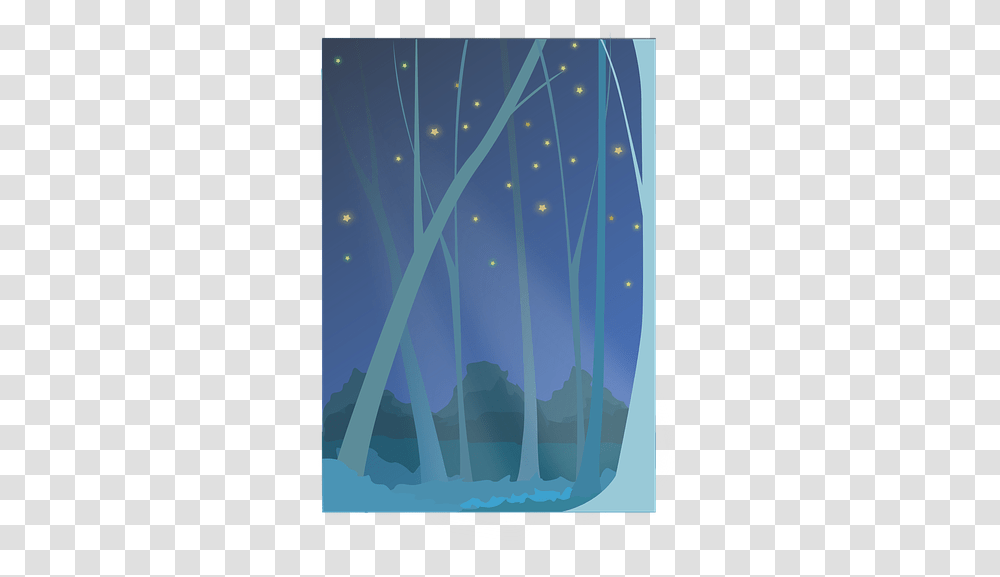 Forest Night The Night Sky Star Night View Graphic Design, Nature, Outdoors Transparent Png