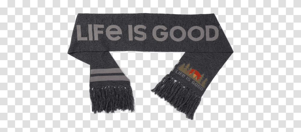 Forest Scenic Reversible Life Is Good Scarf Scarf, Rug, Word Transparent Png