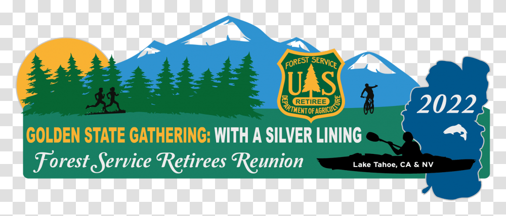 Forest Service Retirees 2021 Golden Us Forest Service, Vegetation, Plant, Person, Bicycle Transparent Png