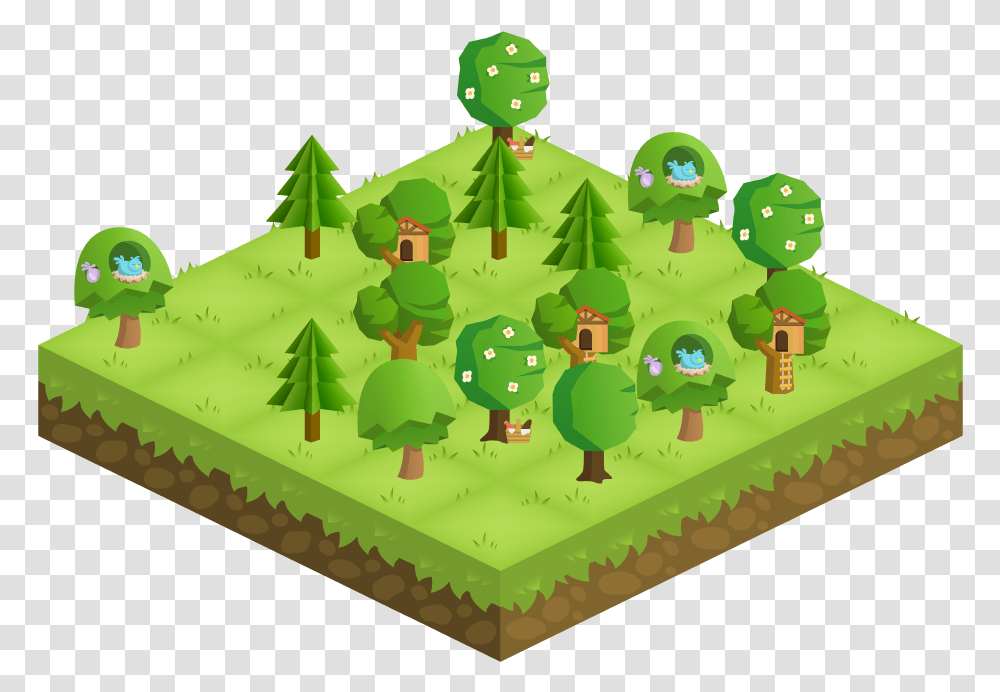 Forest Stay Focused Be Present All Trees On Forest App, Plant, Birthday Cake, Food, Vegetation Transparent Png