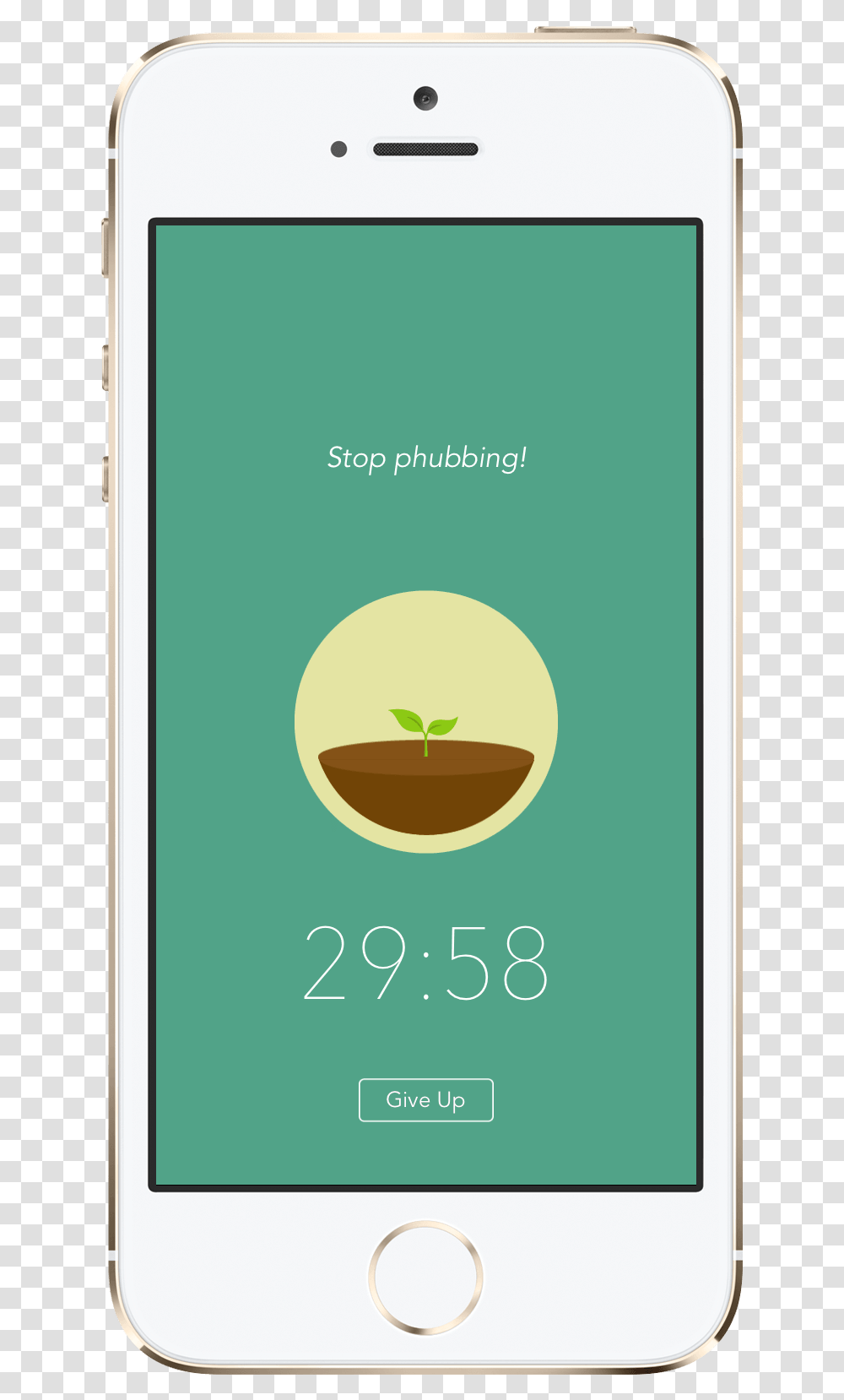 Forest Stay Focused Be Present Plant A Tree App, Mobile Phone, Electronics, Text, Bowl Transparent Png