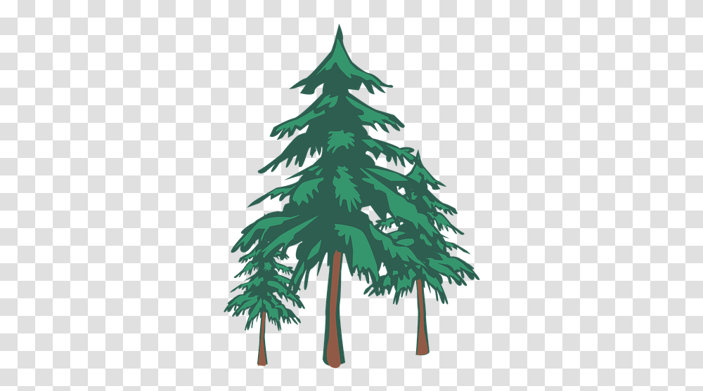 Forest Tree Svg Free, Plant, Fir, Abies, Conifer Transparent Png