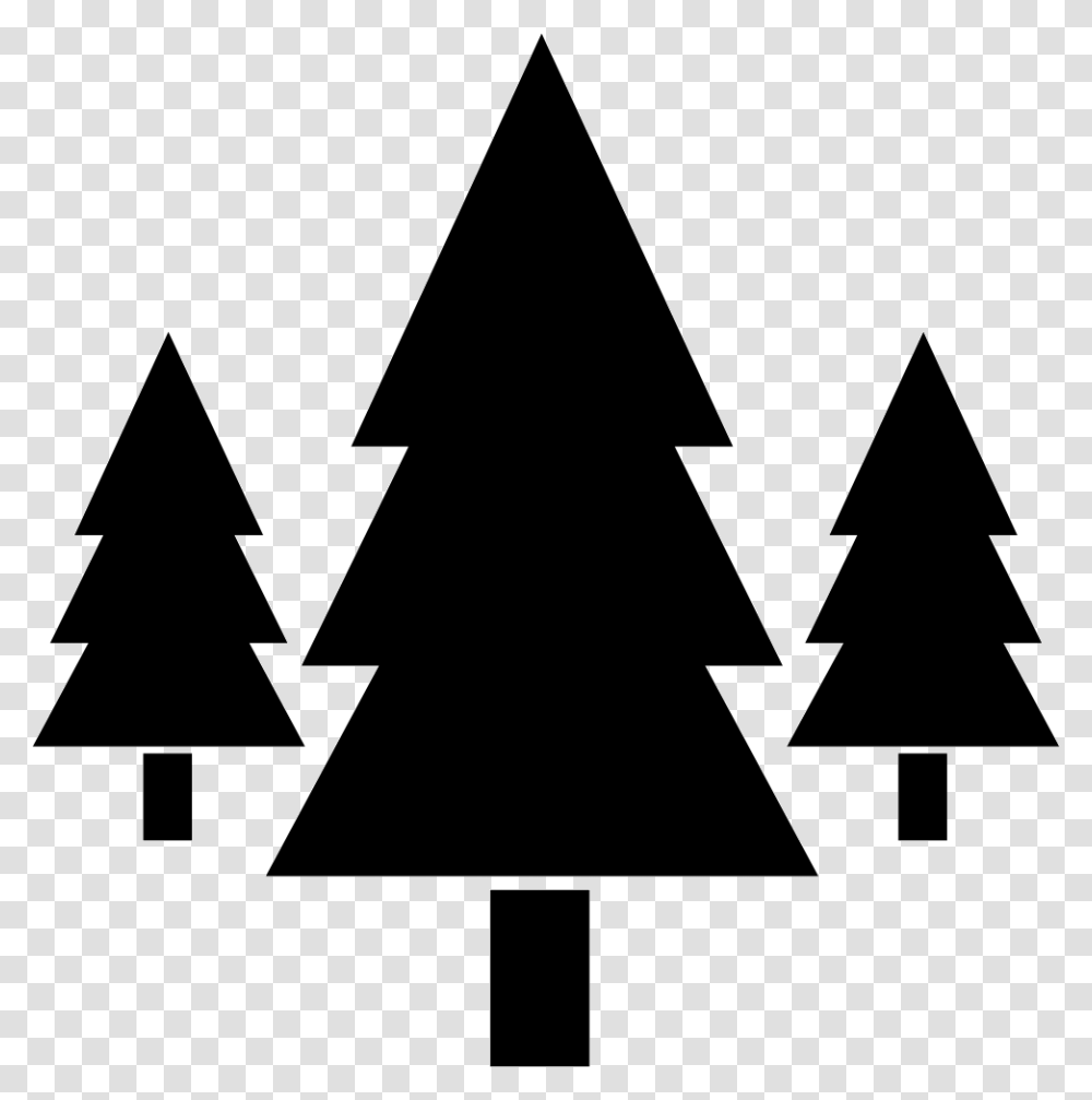 Forestry Clipart Black And White, Silhouette, Stencil, Star Symbol Transparent Png