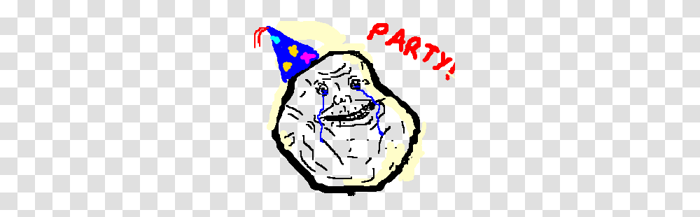 Forever Alone Party Guy Crying Alone Drawing, Person, Plot Transparent Png