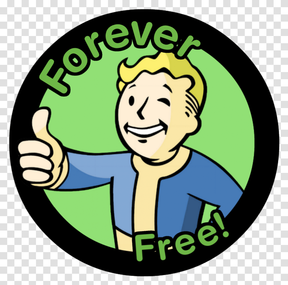 Forever Free Fallout 3, Thumbs Up, Finger, Poster, Advertisement Transparent Png