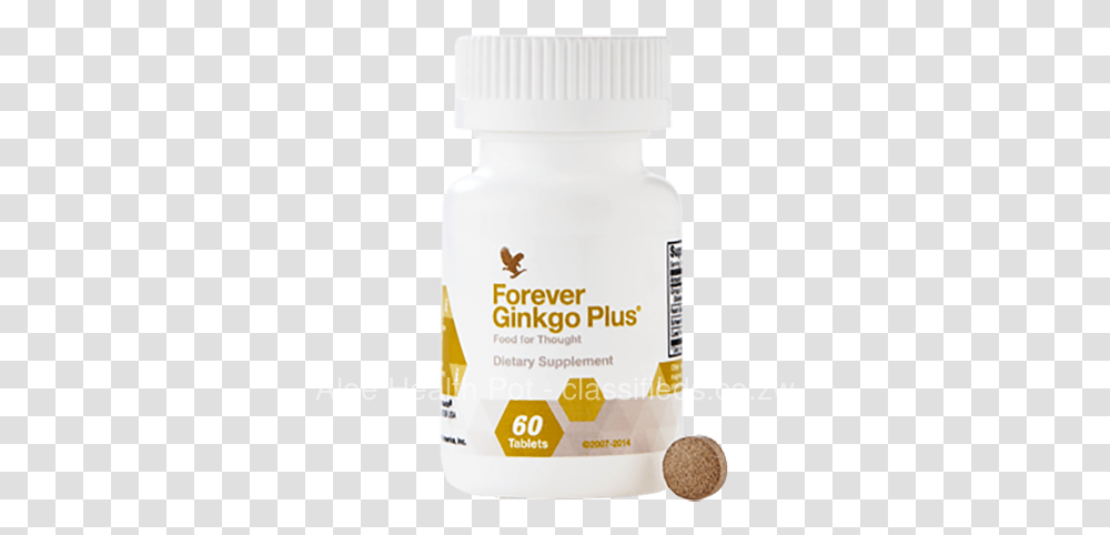 Forever Ginkgo Plus, Plant, Medication, Pill, Bottle Transparent Png