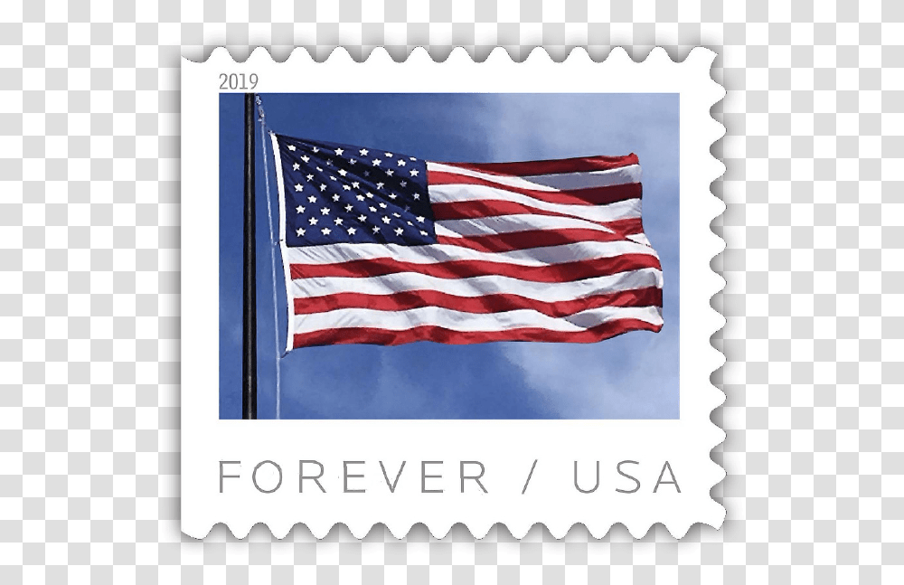 Forever U Much Is A Stamp 2019, Flag, Postage Stamp, American Flag Transparent Png