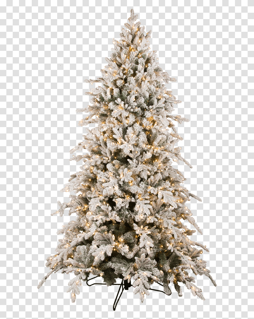 Forevertree Snowy Bavarian Pine Easylite Tree With Remote Artificial Christmas Tree, Plant, Ornament, Food, Flower Transparent Png
