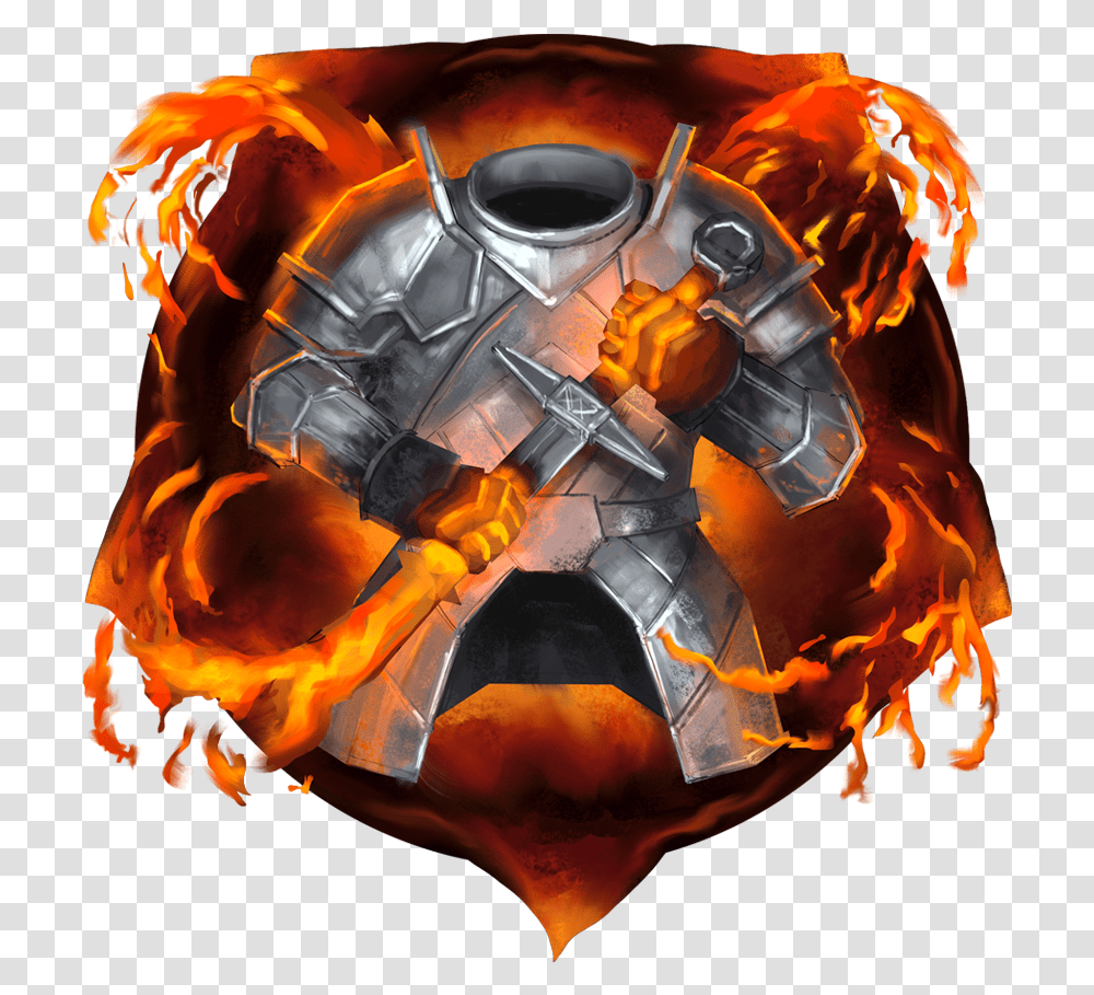 Forge Guard Flame, Fire, Person, Halo Transparent Png