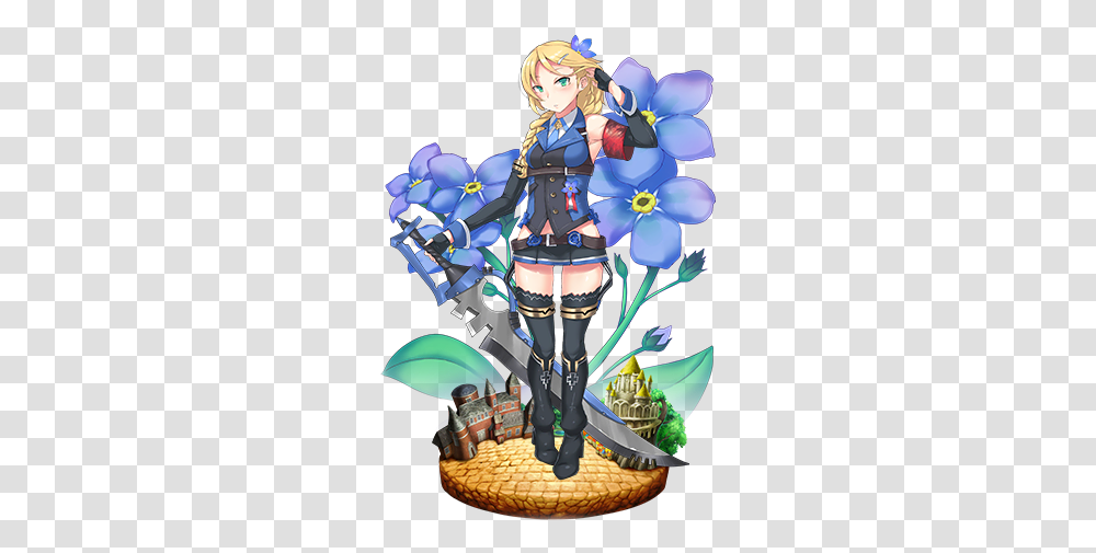 Forget Flower Knight Girl Forget Me Not, Toy, Comics, Book, Manga Transparent Png