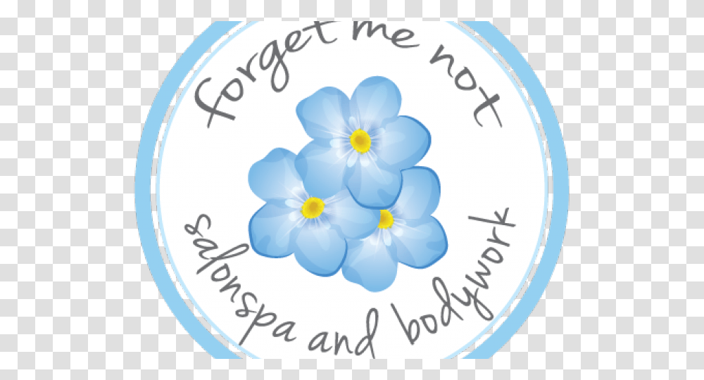 Forget Me Not Clipart Flower Head, Label, Plant, Coin Transparent Png