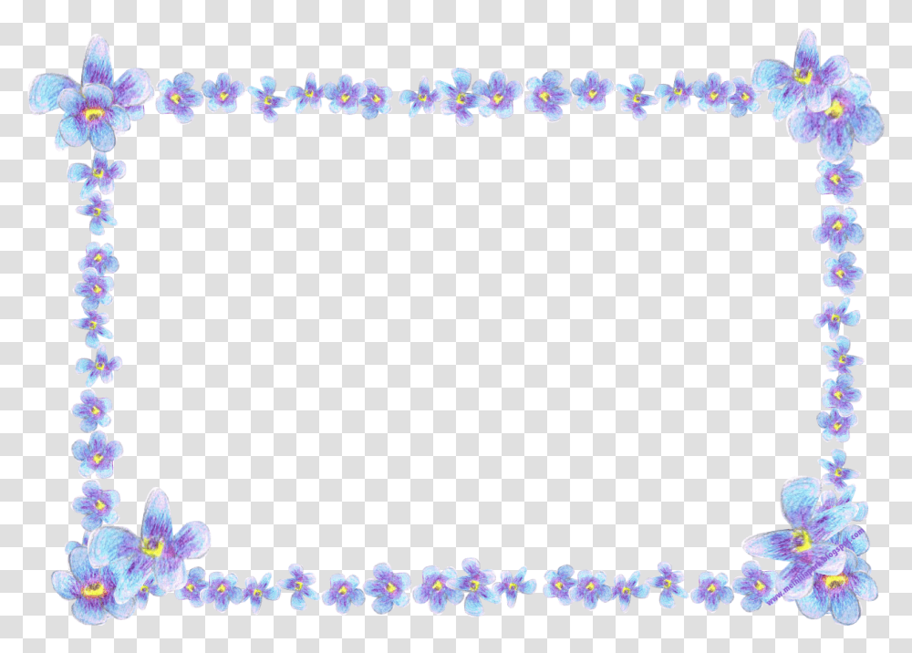 Forget Me Not Flowers Borders, Accessories, Accessory, Bracelet, Jewelry Transparent Png