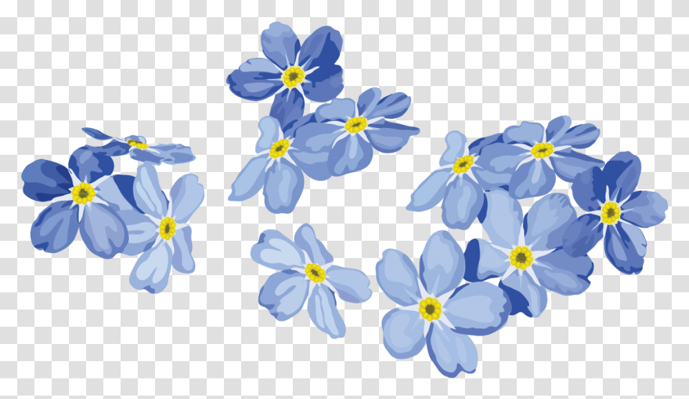 Forget Me Not Image Background Arts Forget Me Not Flower, Plant, Anemone, Petal, Daisy Transparent Png