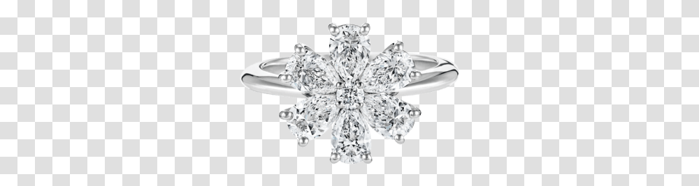 Forget Menot Diamond Ring Harry Winston Harry Winston Diamond Flower Ring, Accessories, Accessory, Gemstone, Jewelry Transparent Png