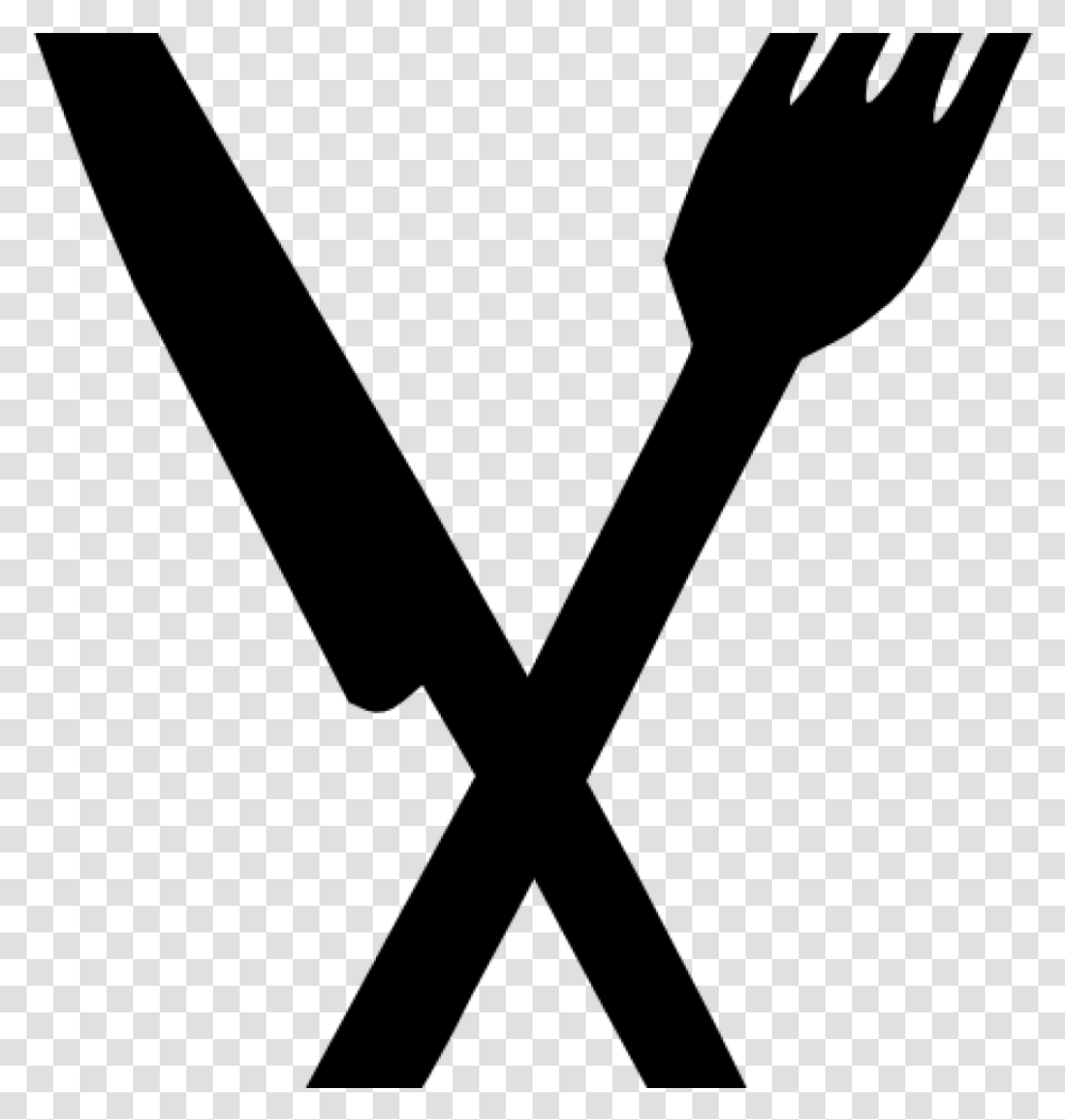 Fork And Knife Clipart Crossed Clip Art At Clker Vector, Gray, World Of Warcraft Transparent Png