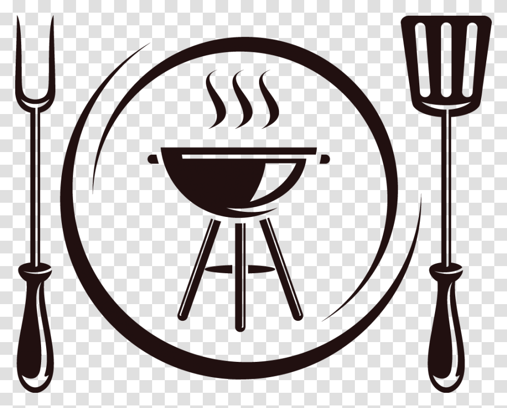 Fork And Knife Clipart Grill Fork And Spoon Cartoon, Drum, Percussion, Musical Instrument, Leisure Activities Transparent Png